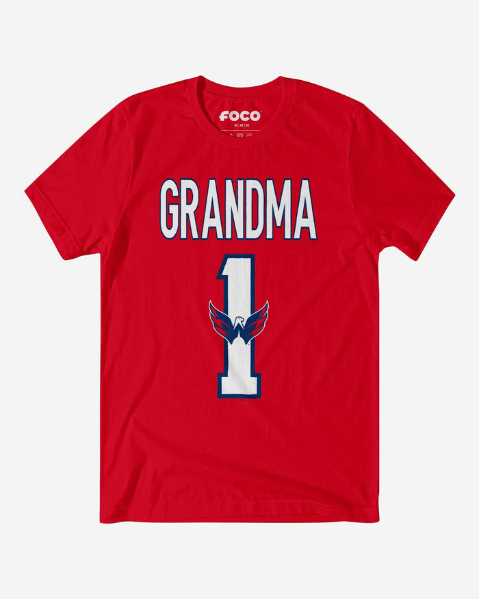 Washington Capitals Number 1 Grandma T-Shirt FOCO S - FOCO.com