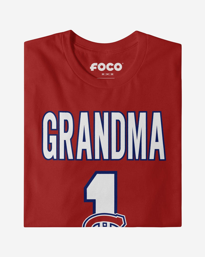 Montreal Canadiens Number 1 Grandma T-Shirt FOCO - FOCO.com