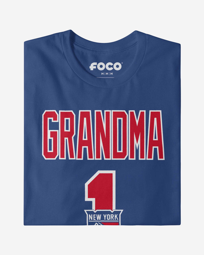 New York Rangers Number 1 Grandma T-Shirt FOCO - FOCO.com