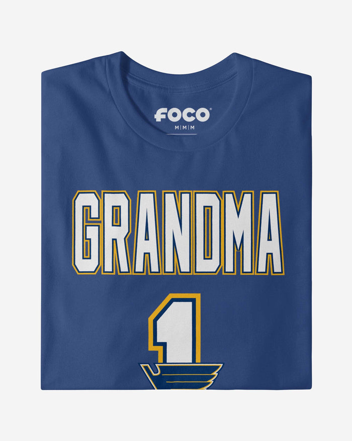 St Louis Blues Number 1 Grandma T-Shirt FOCO - FOCO.com