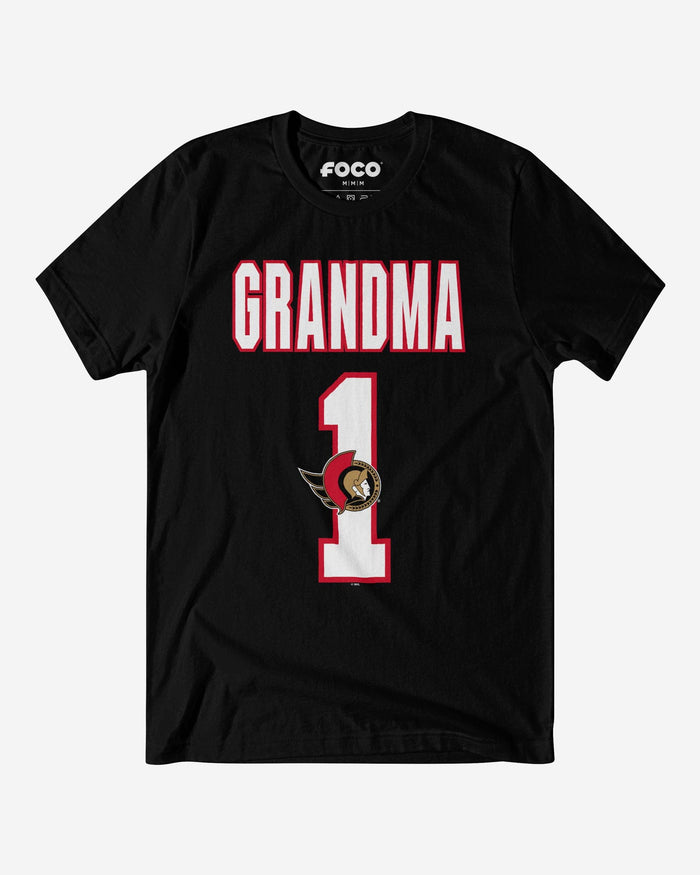 Ottawa Senators Number 1 Grandma T-Shirt FOCO S - FOCO.com