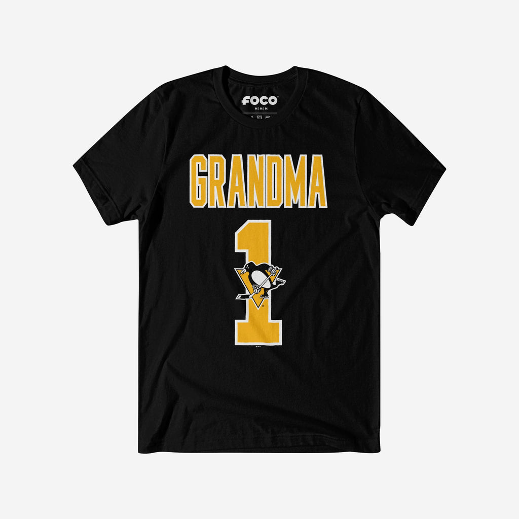 Pittsburgh Penguins Number 1 Grandma T-Shirt FOCO S - FOCO.com