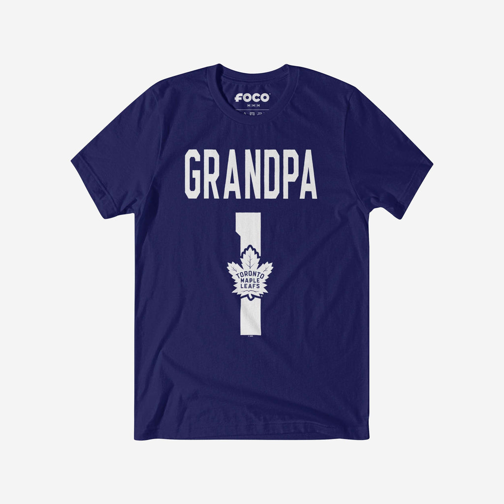 Toronto Maple Leafs Number 1 Grandpa T-Shirt FOCO S - FOCO.com