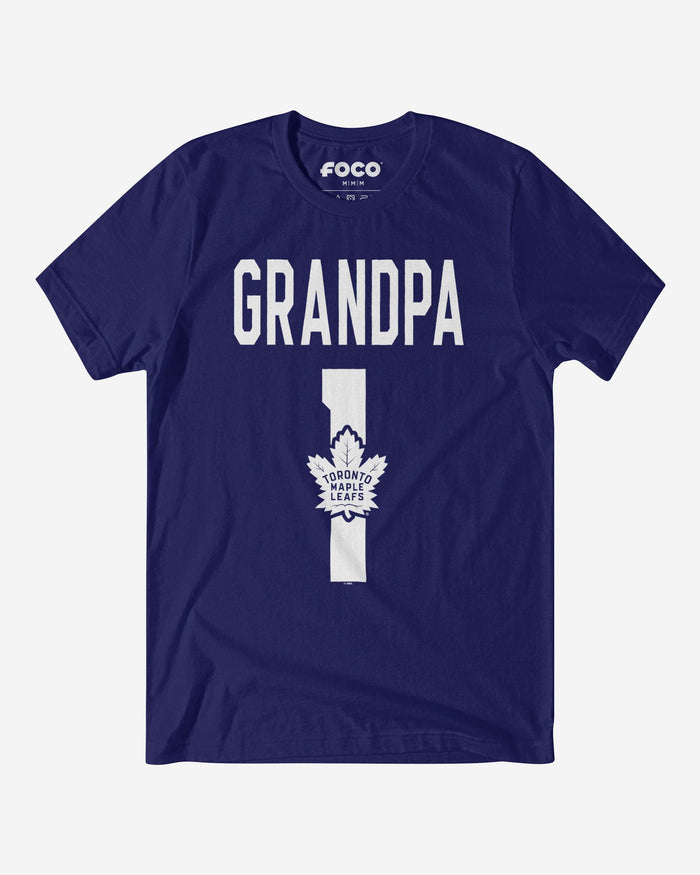 Toronto Maple Leafs Number 1 Grandpa T-Shirt FOCO S - FOCO.com