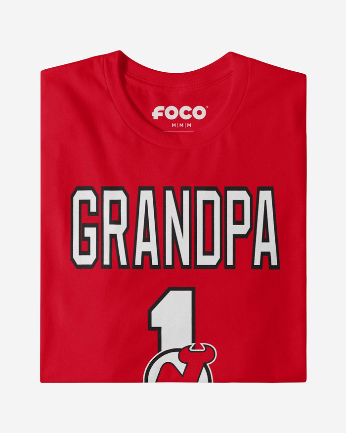 New Jersey Devils Number 1 Grandpa T-Shirt FOCO - FOCO.com