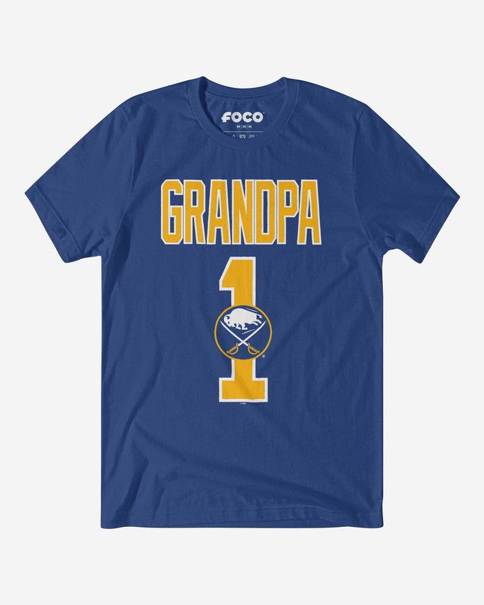 Buffalo Sabres Number 1 Grandpa T-Shirt FOCO S - FOCO.com