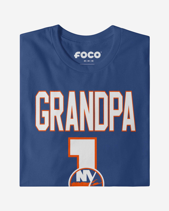 New York Islanders Number 1 Grandpa T-Shirt FOCO - FOCO.com