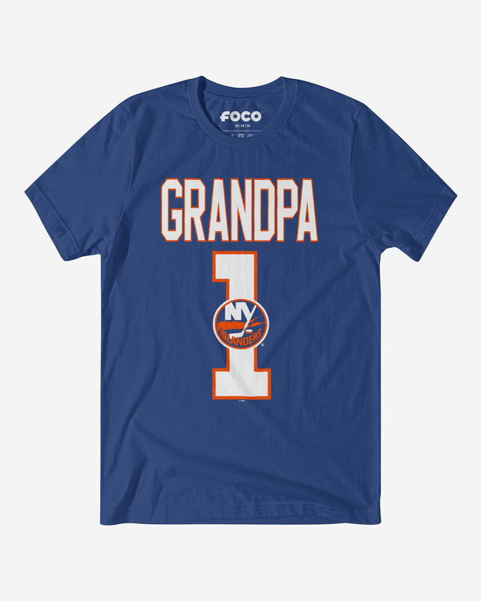 New York Islanders Number 1 Grandpa T-Shirt FOCO S - FOCO.com