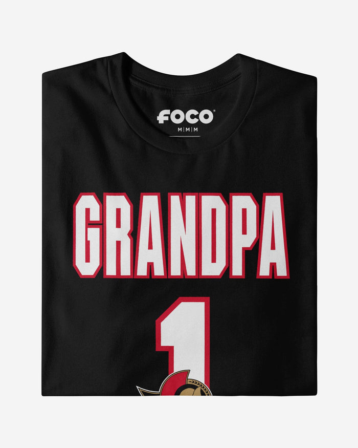 Ottawa Senators Number 1 Grandpa T-Shirt FOCO - FOCO.com