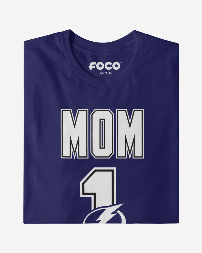 Tampa Bay Lightning Number 1 Mom T-Shirt FOCO - FOCO.com