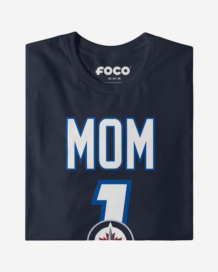 Winnipeg Jets Number 1 Mom T-Shirt FOCO - FOCO.com