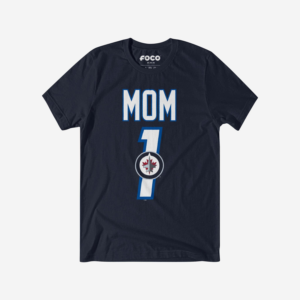 Winnipeg Jets Number 1 Mom T-Shirt FOCO S - FOCO.com