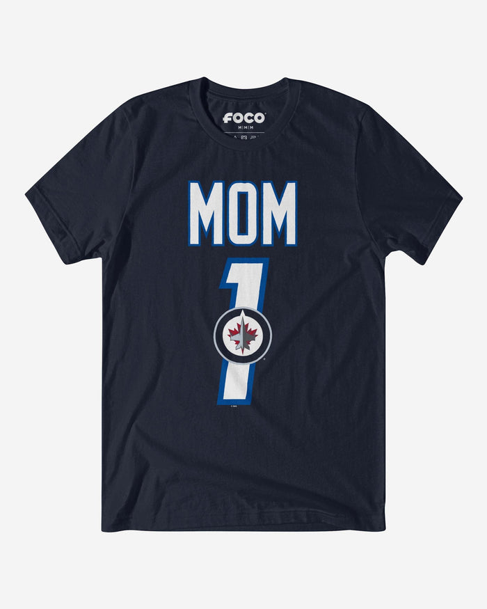 Winnipeg Jets Number 1 Mom T-Shirt FOCO S - FOCO.com