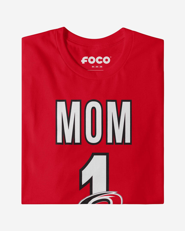 Carolina Hurricanes Number 1 Mom T-Shirt FOCO - FOCO.com