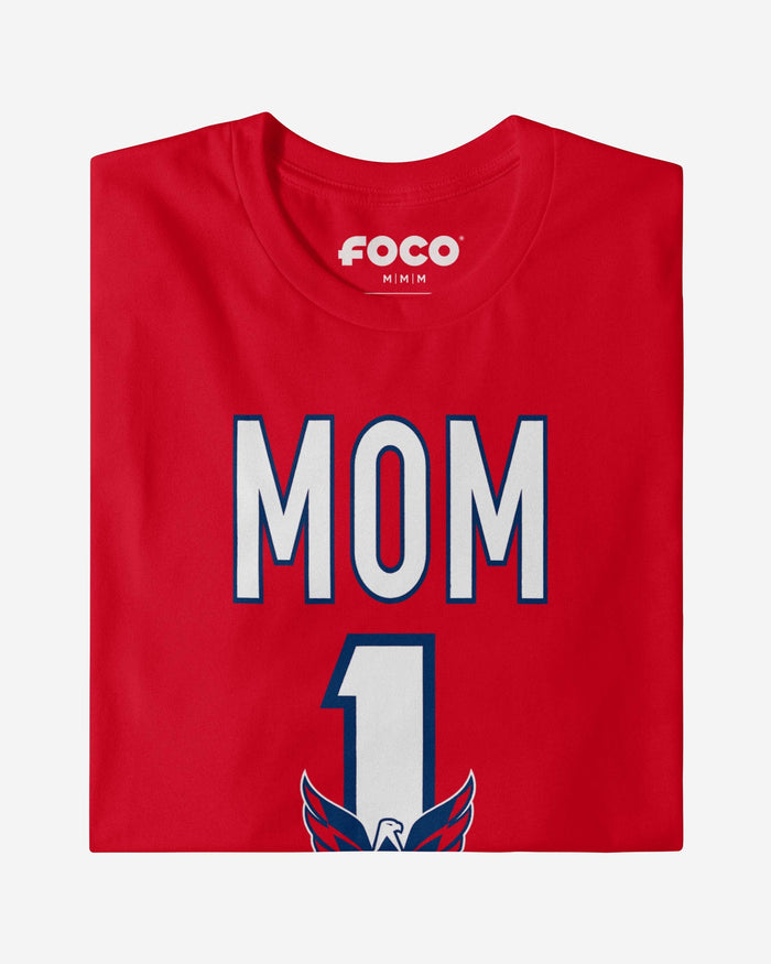 Washington Capitals Number 1 Mom T-Shirt FOCO - FOCO.com