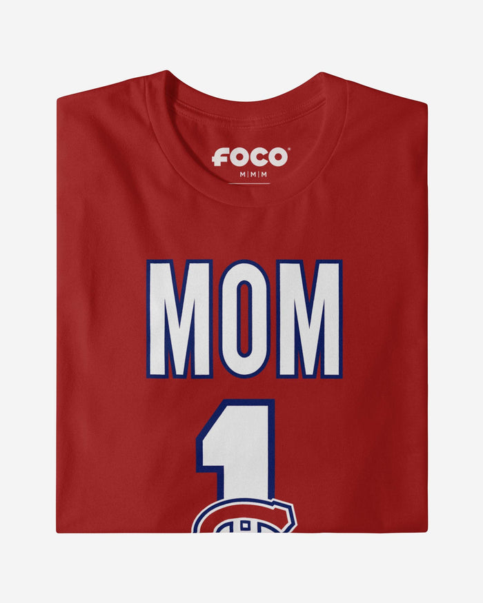 Montreal Canadiens Number 1 Mom T-Shirt FOCO - FOCO.com