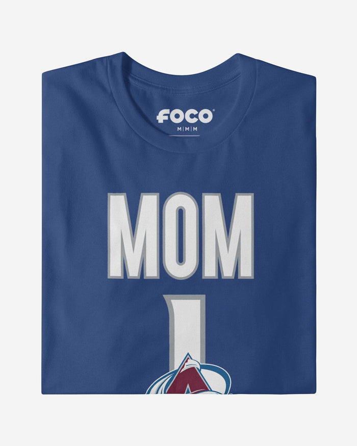 Colorado Avalanche Number 1 Mom T-Shirt FOCO - FOCO.com