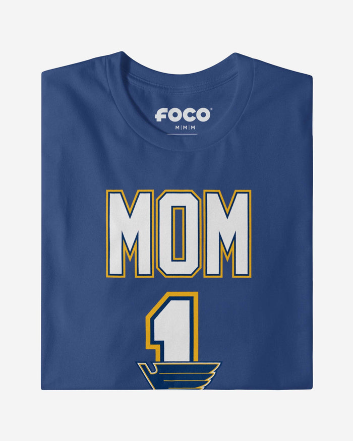 St Louis Blues Number 1 Mom T-Shirt FOCO - FOCO.com