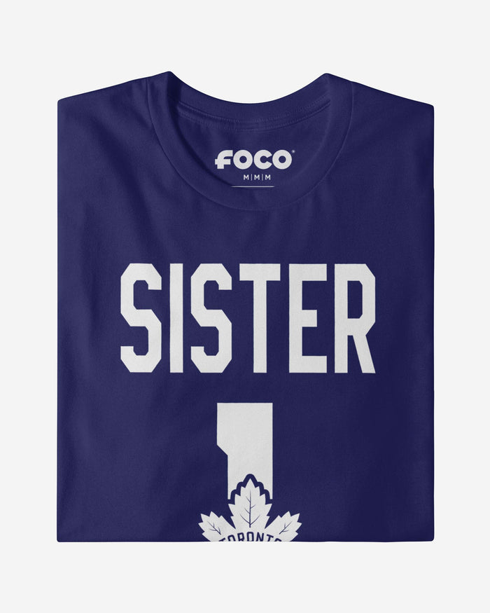 Toronto Maple Leafs Number 1 Sister T-Shirt FOCO - FOCO.com