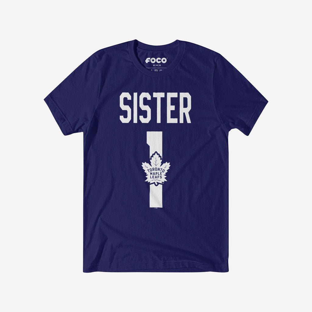 Toronto Maple Leafs Number 1 Sister T-Shirt FOCO S - FOCO.com