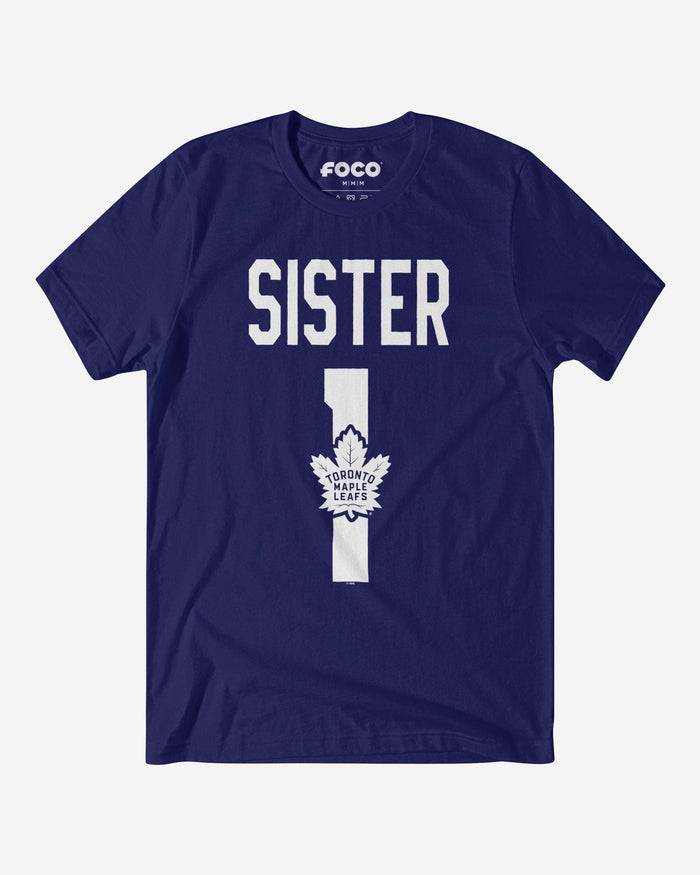 Toronto Maple Leafs Number 1 Sister T-Shirt FOCO S - FOCO.com