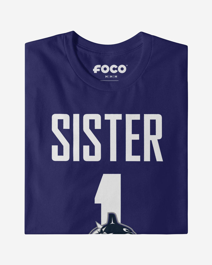 Vancouver Canucks Number 1 Sister T-Shirt FOCO - FOCO.com