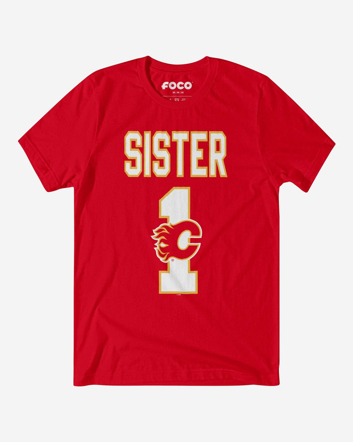 Calgary Flames Number 1 Sister T-Shirt FOCO S - FOCO.com