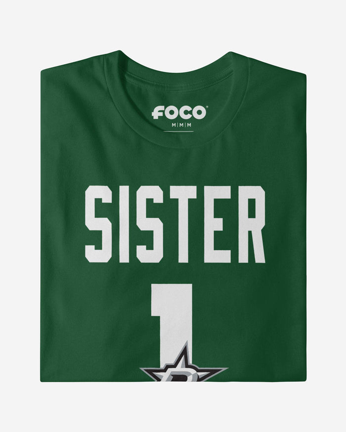 Dallas Stars Number 1 Sister T-Shirt FOCO - FOCO.com