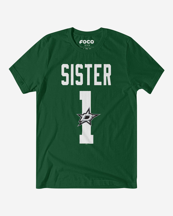 Dallas Stars Number 1 Sister T-Shirt FOCO S - FOCO.com