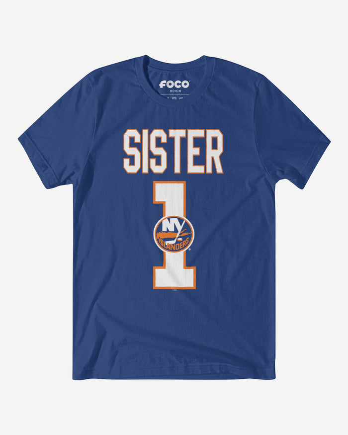 New York Islanders Number 1 Sister T-Shirt FOCO S - FOCO.com