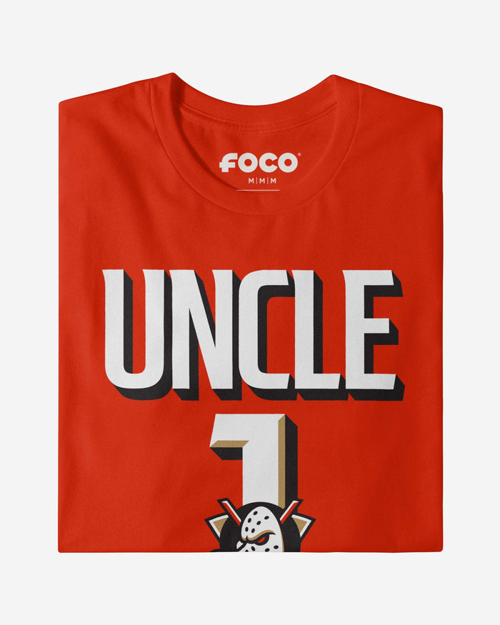 Anaheim Ducks Number 1 Uncle T-Shirt FOCO - FOCO.com