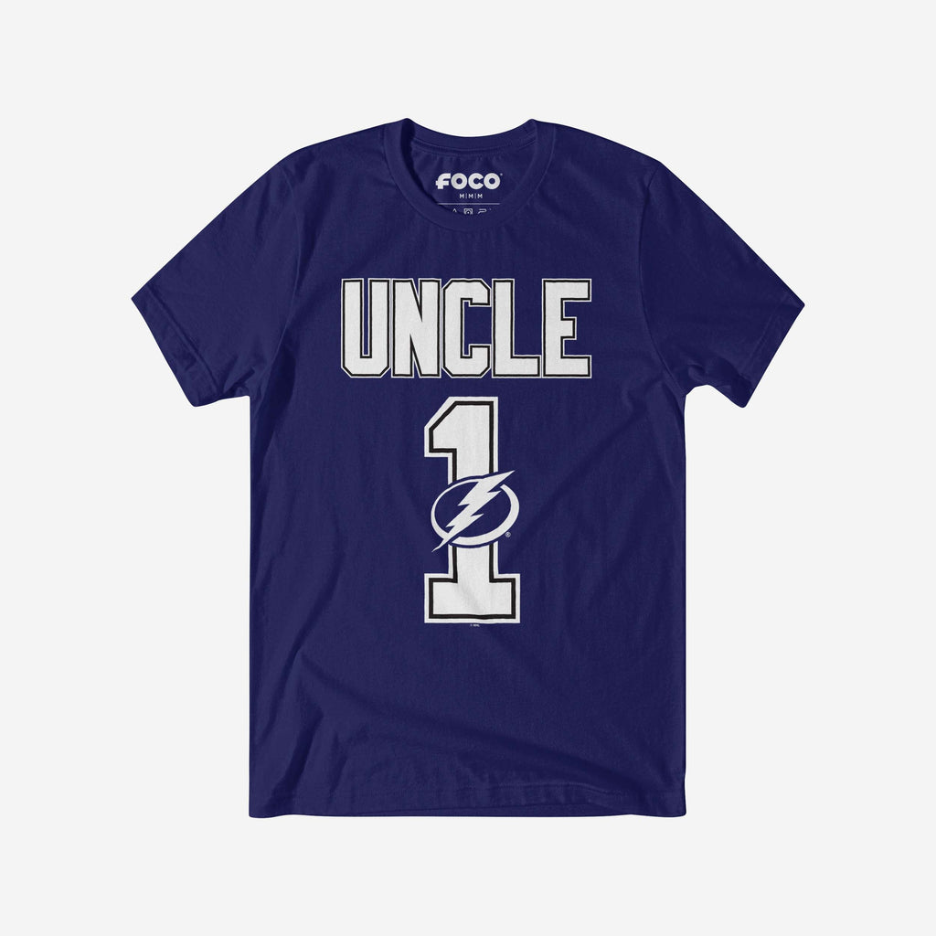 Tampa Bay Lightning Number 1 Uncle T-Shirt FOCO S - FOCO.com