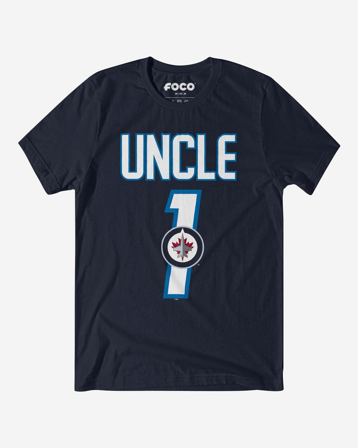 Winnipeg Jets Number 1 Uncle T-Shirt FOCO S - FOCO.com