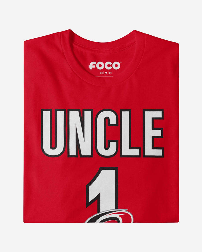 Carolina Hurricanes Number 1 Uncle T-Shirt FOCO - FOCO.com