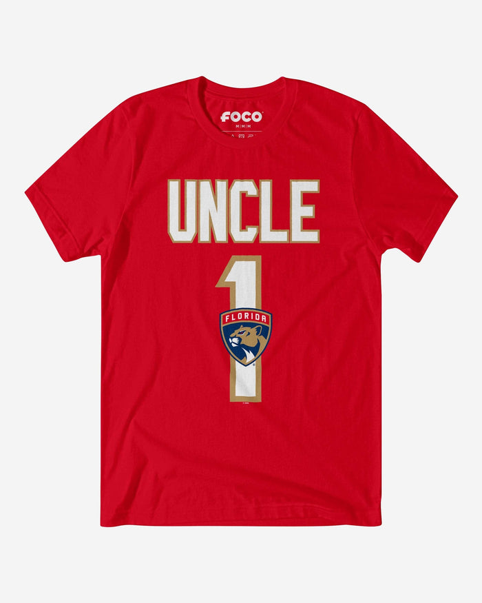 Florida Panthers Number 1 Uncle T-Shirt FOCO S - FOCO.com