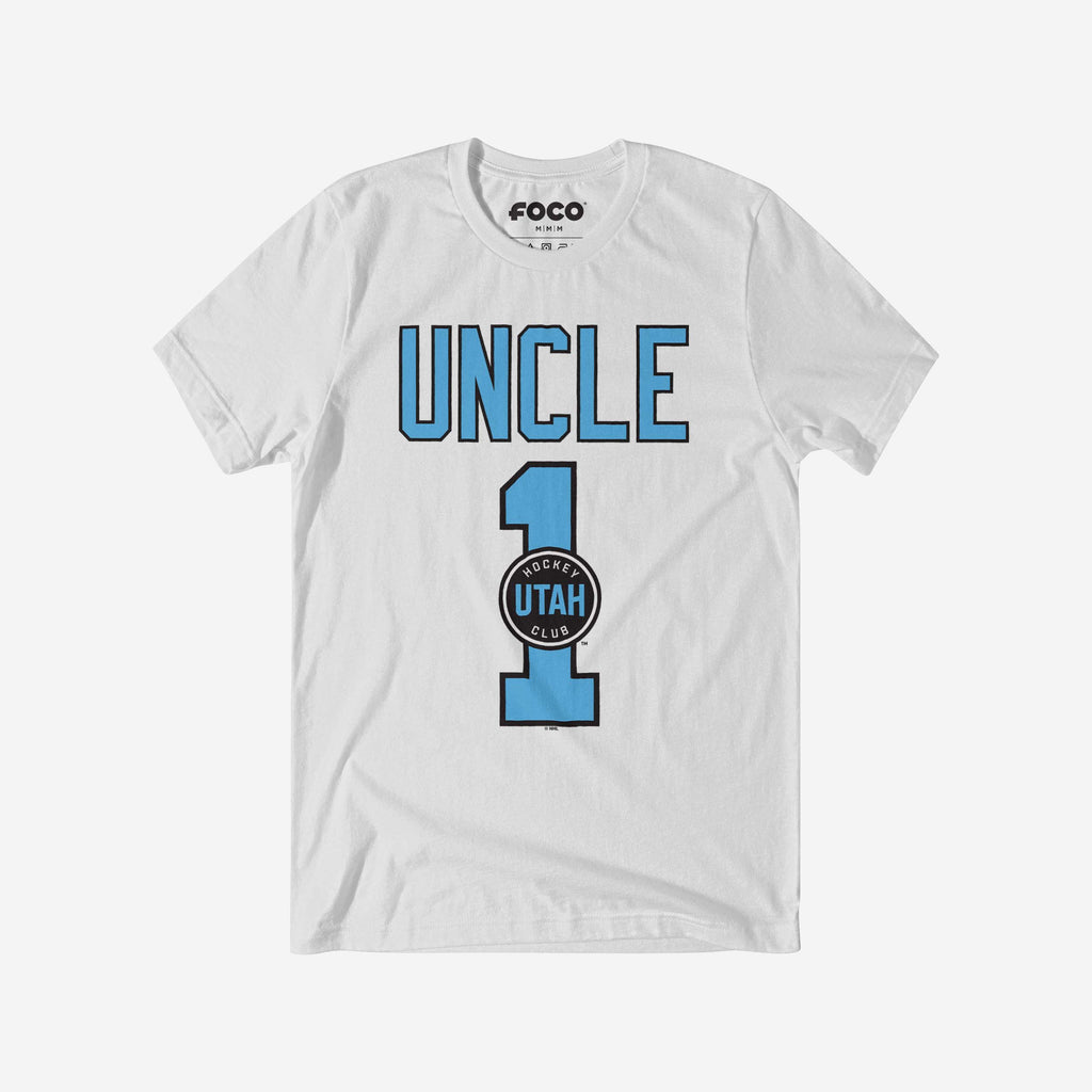 Utah Hockey Club Number 1 Uncle T-Shirt FOCO S - FOCO.com