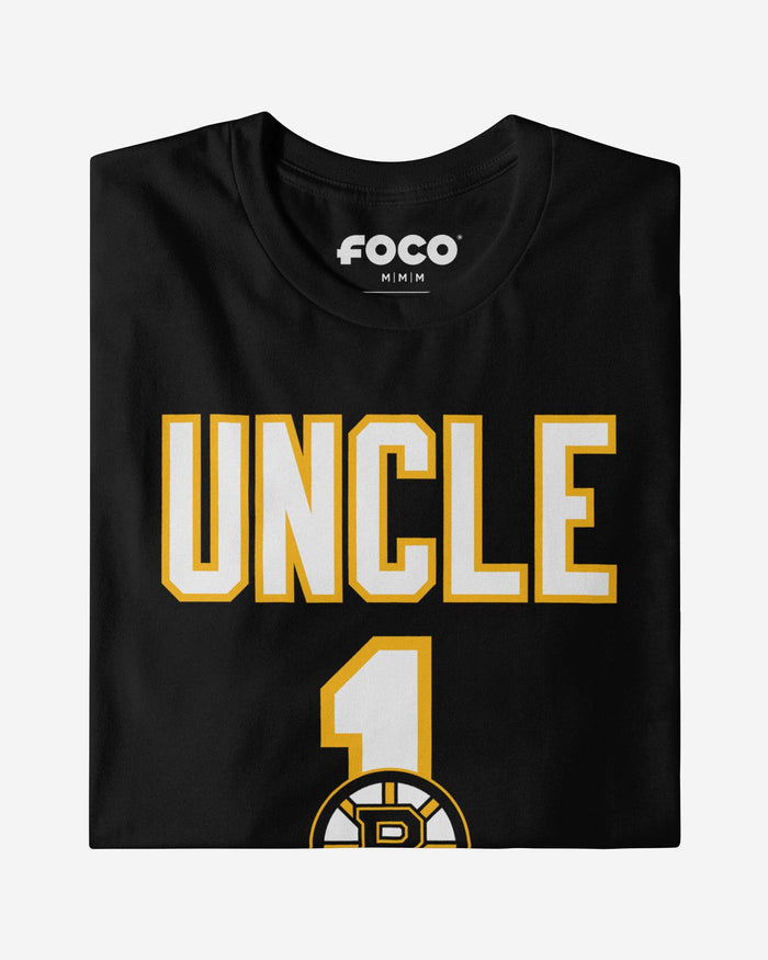 Boston Bruins Number 1 Uncle T-Shirt FOCO - FOCO.com