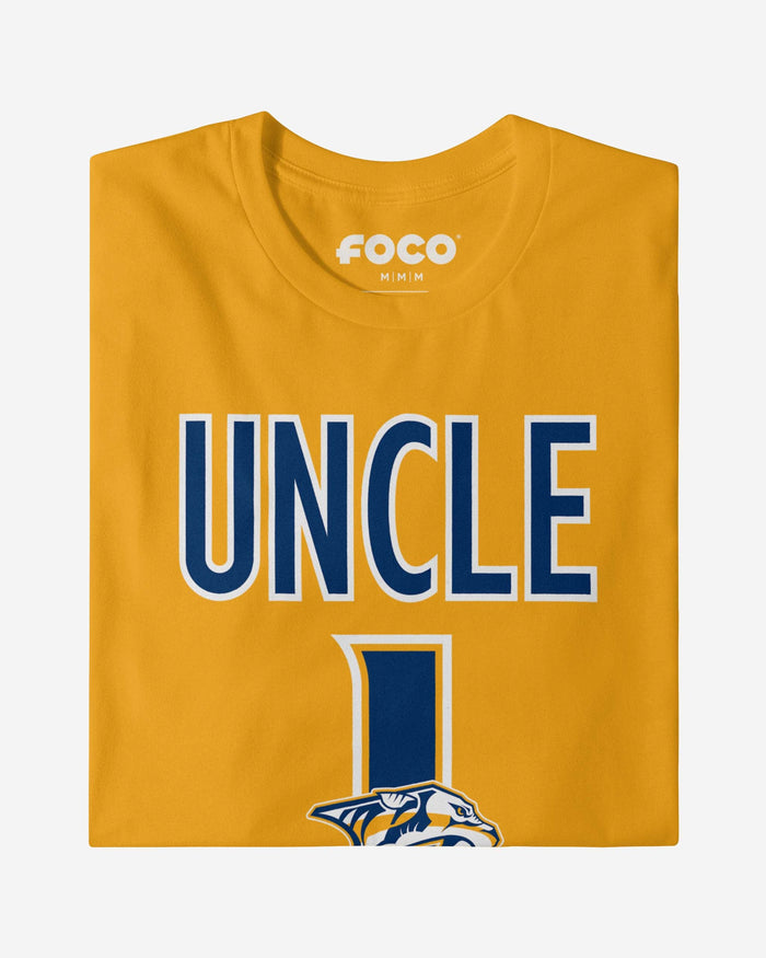 Nashville Predators Number 1 Uncle T-Shirt FOCO - FOCO.com