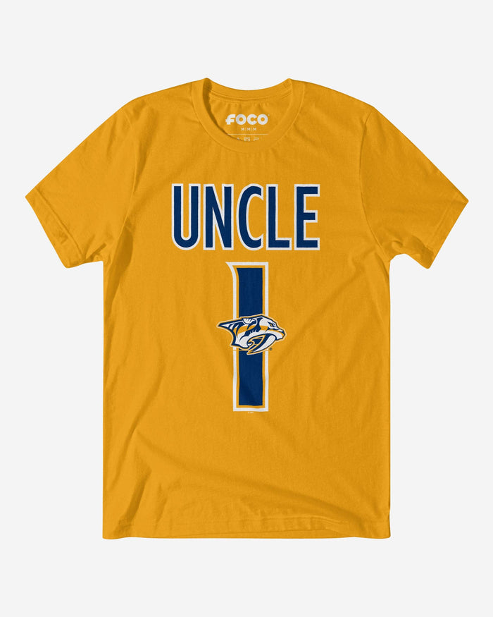 Nashville Predators Number 1 Uncle T-Shirt FOCO S - FOCO.com