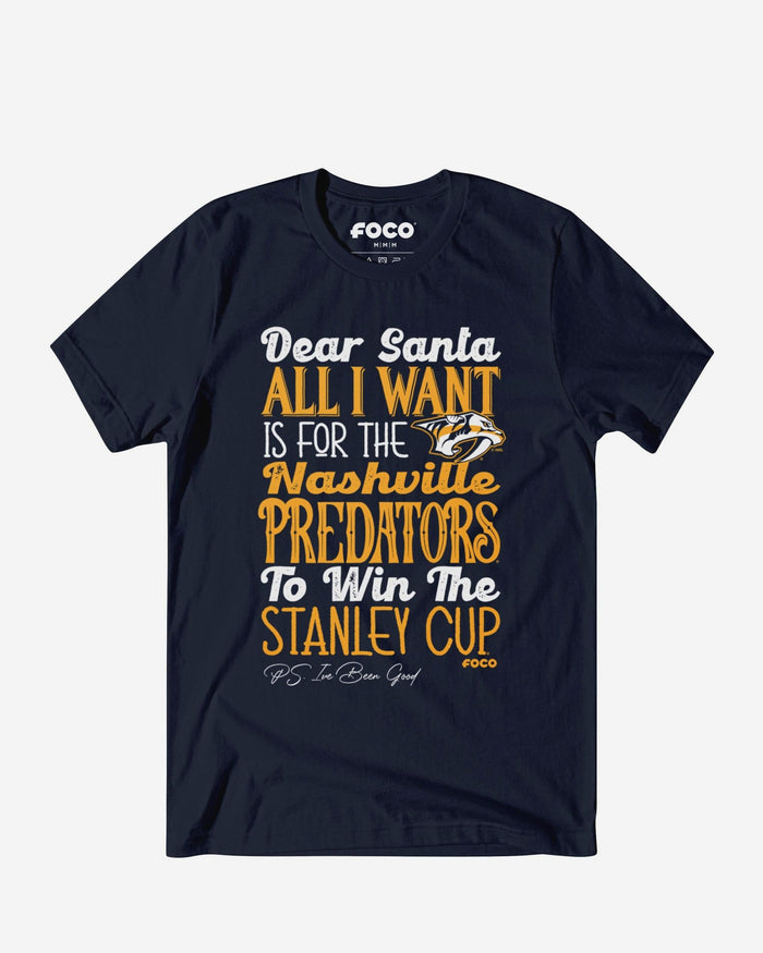 Nashville Predators All I Want T-Shirt FOCO S - FOCO.com