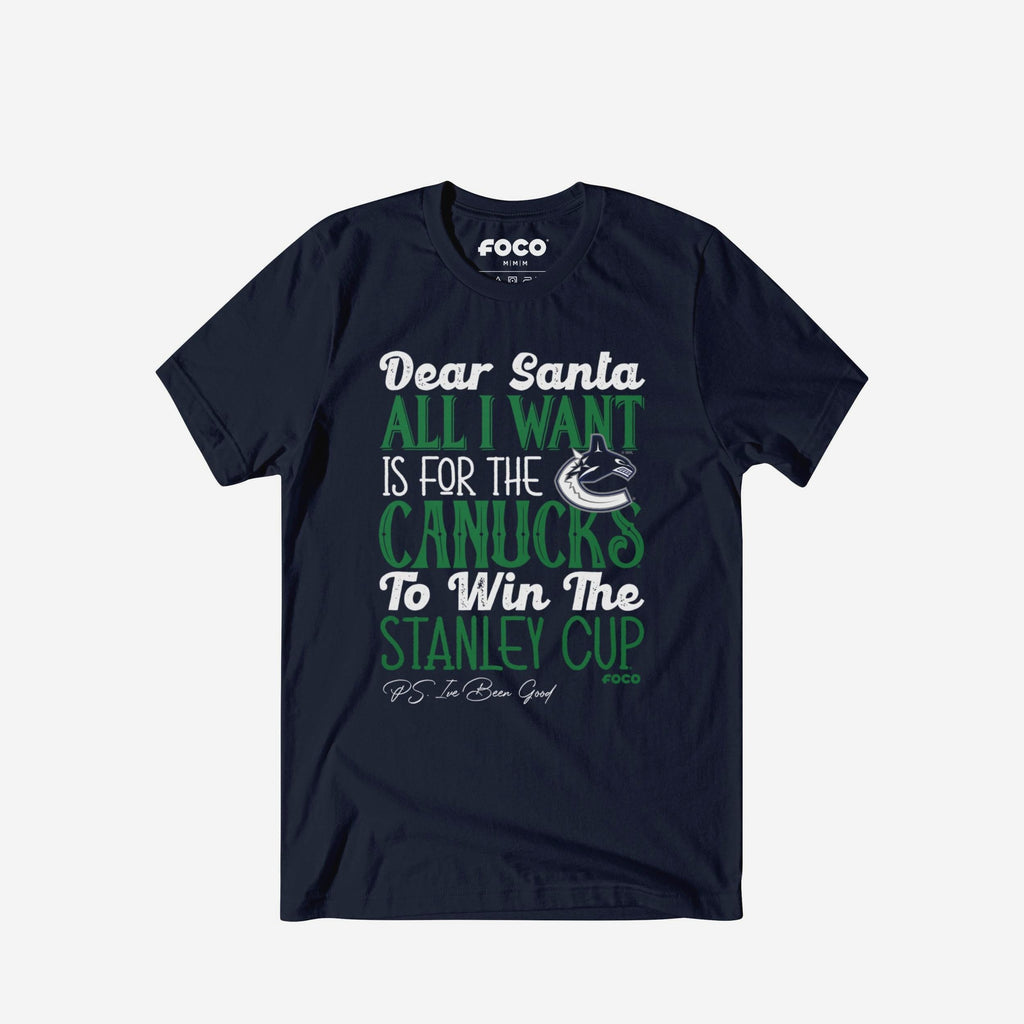 Vancouver Canucks All I Want T-Shirt FOCO S - FOCO.com