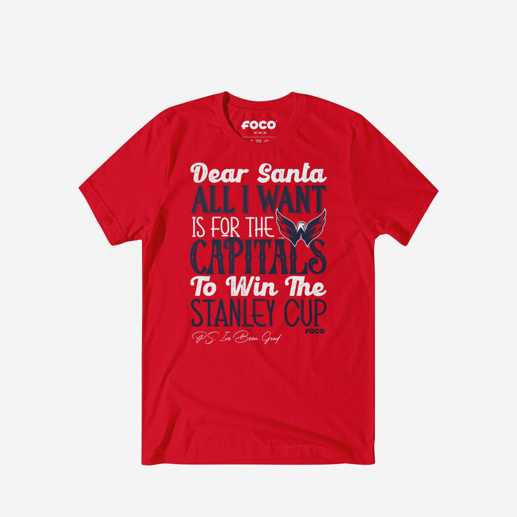 Washington Capitals All I Want T-Shirt FOCO S - FOCO.com
