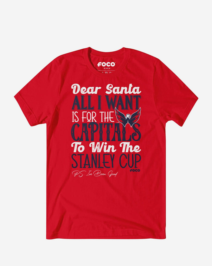Washington Capitals All I Want T-Shirt FOCO S - FOCO.com