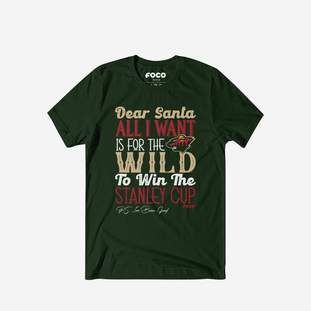 Minnesota Wild All I Want T-Shirt FOCO S - FOCO.com