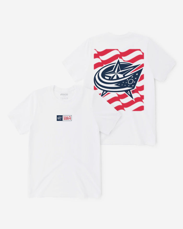 Columbus Blue Jackets American Heritage T-Shirt FOCO S - FOCO.com