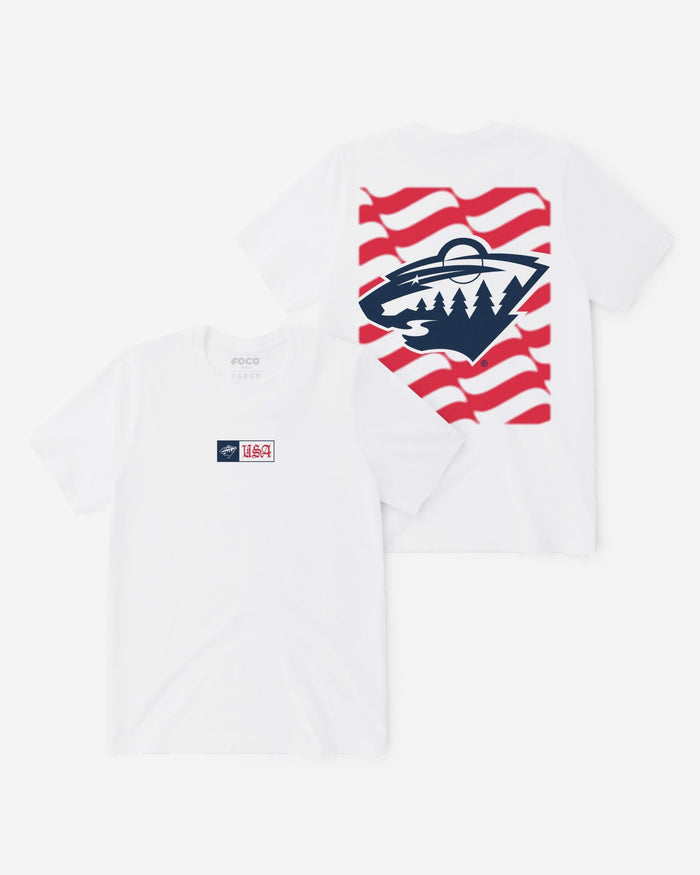 Minnesota Wild American Heritage T-Shirt FOCO S - FOCO.com