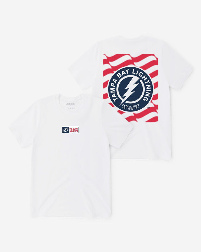 Tampa Bay Lightning American Heritage T-Shirt FOCO S - FOCO.com