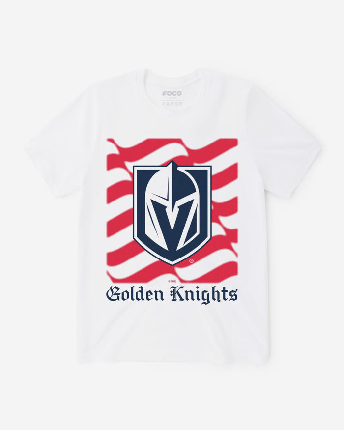 Vegas Golden Knights American Heritage Wordmark T-Shirt FOCO S - FOCO.com
