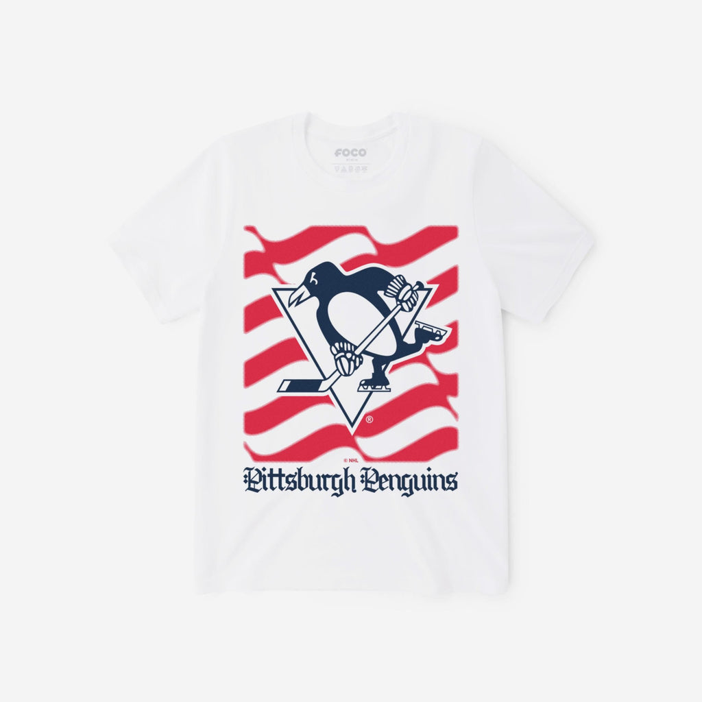 Pittsburgh Penguins American Heritage Wordmark T-Shirt FOCO S - FOCO.com