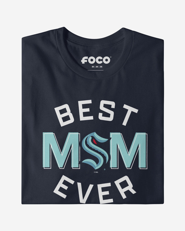 Seattle Kraken Best Mom Ever Arched T-Shirt FOCO - FOCO.com